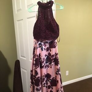 Beautiful 2 piece prom dress